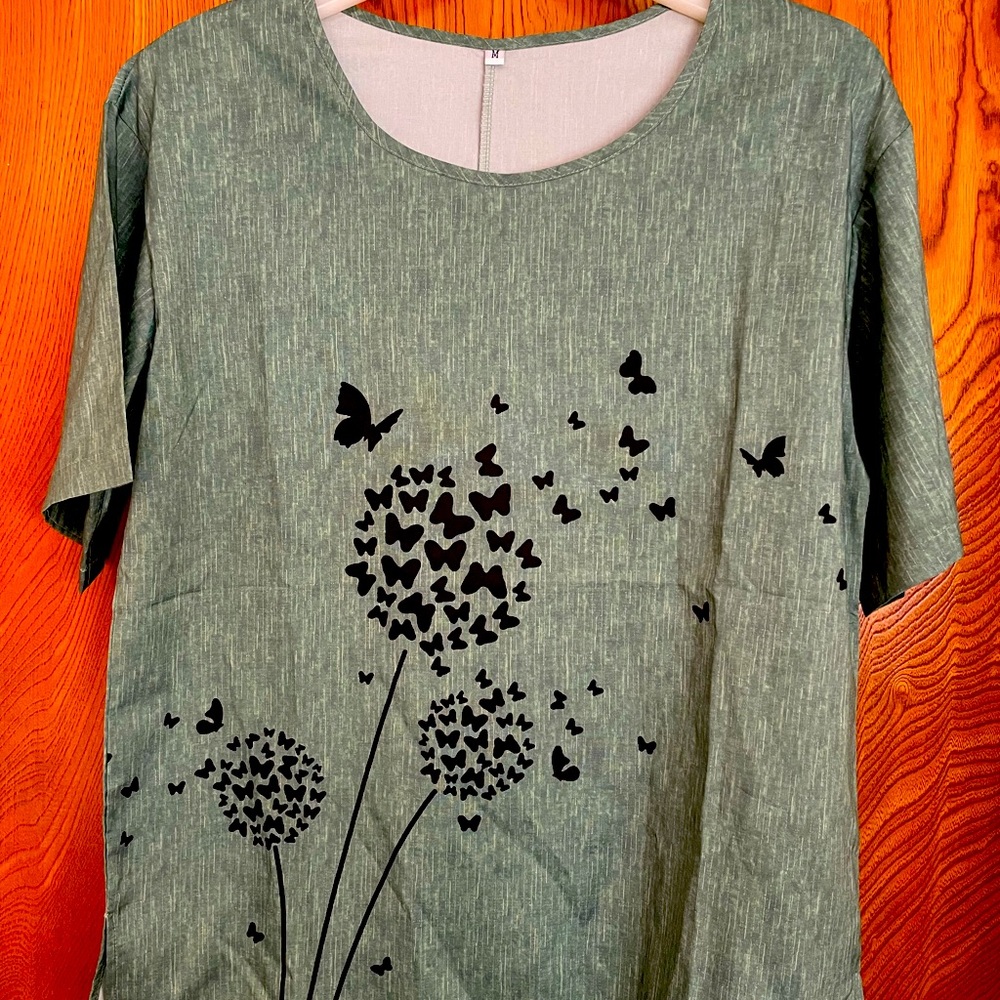 NWOT butterfly blouse